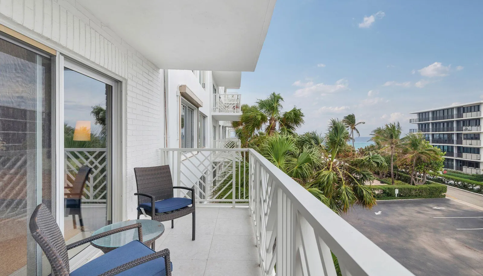 Relax on Balcony enjoying ocean breeze and smell o