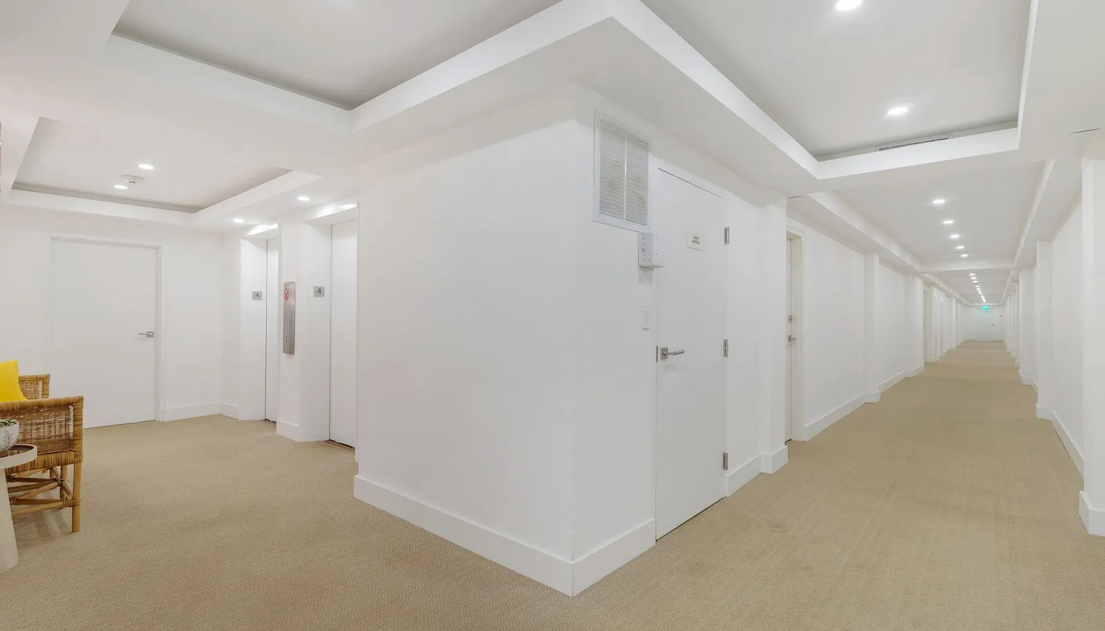 Bright and renovated hallways!