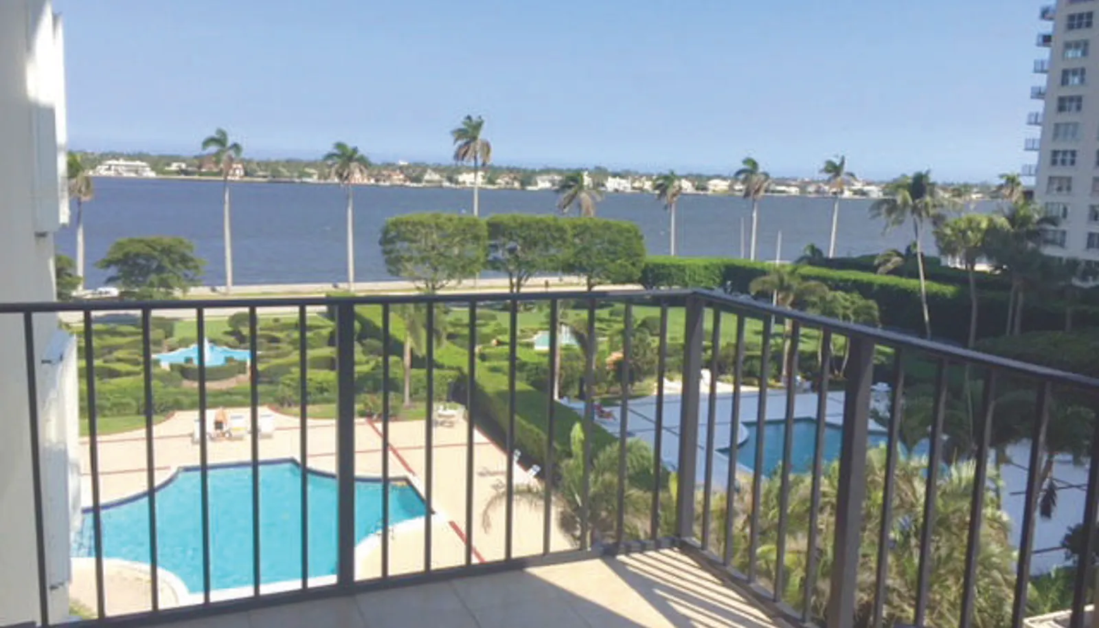 Southeast balcony