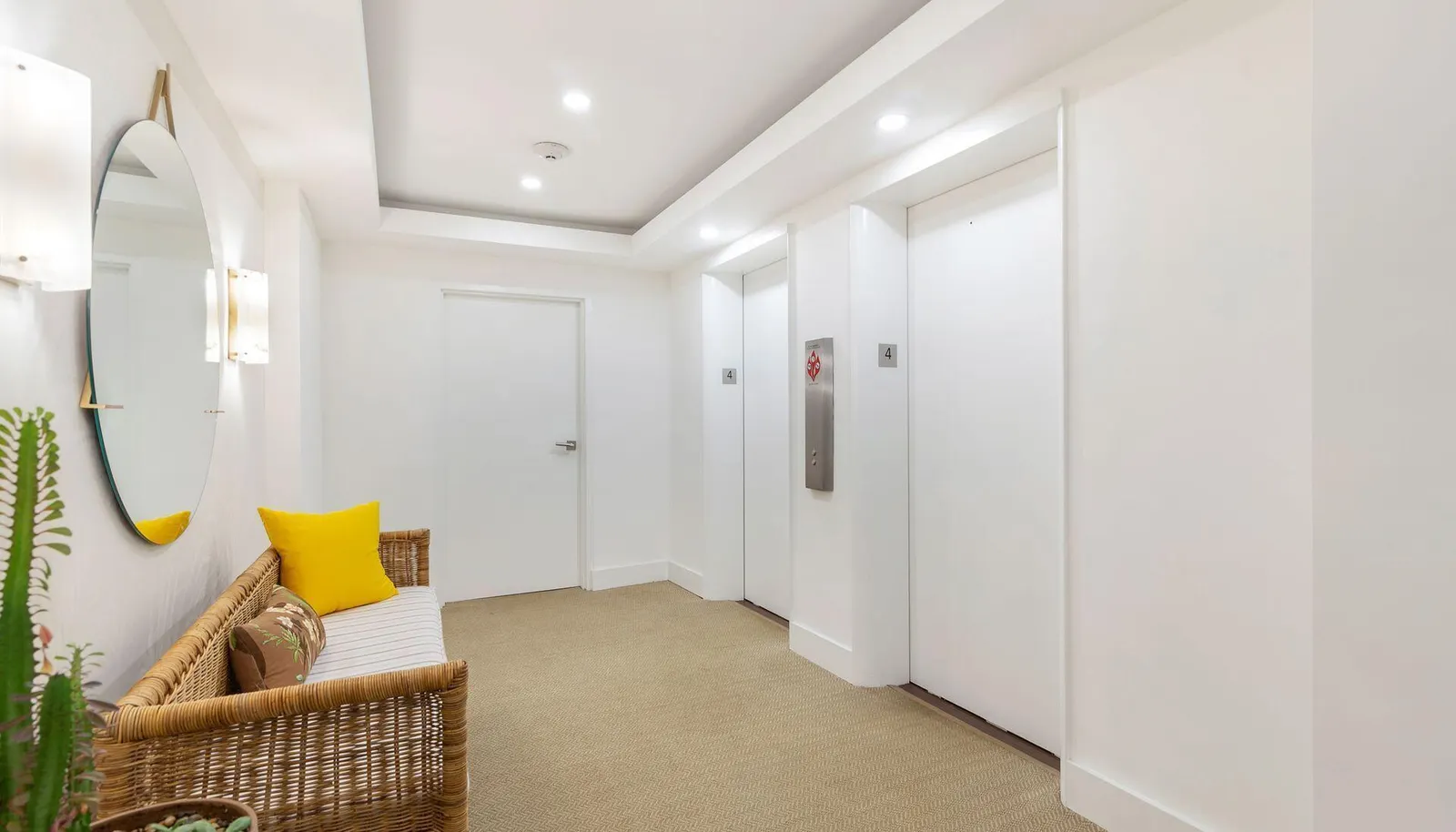 Bright and renovated hallways!