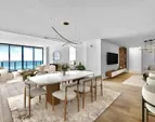 Open Concept Living/Dining Areas. Virtually staged