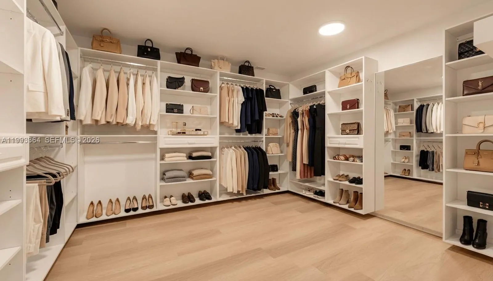 Master closet