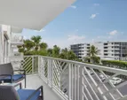 Relax on balcony enjoying ocean breeze and smell o
